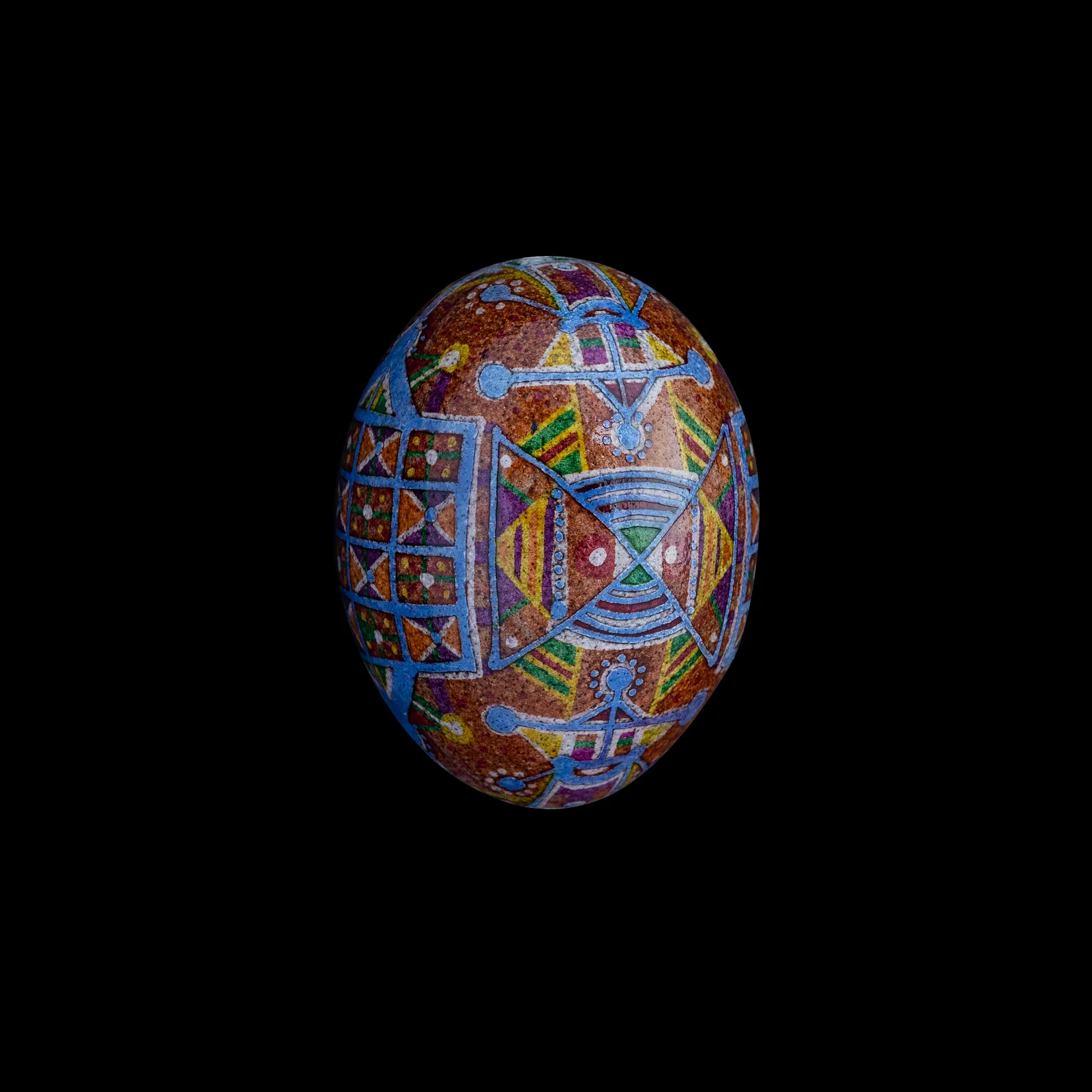 Image of геометрична 2024 by Синтез Традиції, Писанки medium, part of the геометричні орнаменти series Photo 2 of 2.