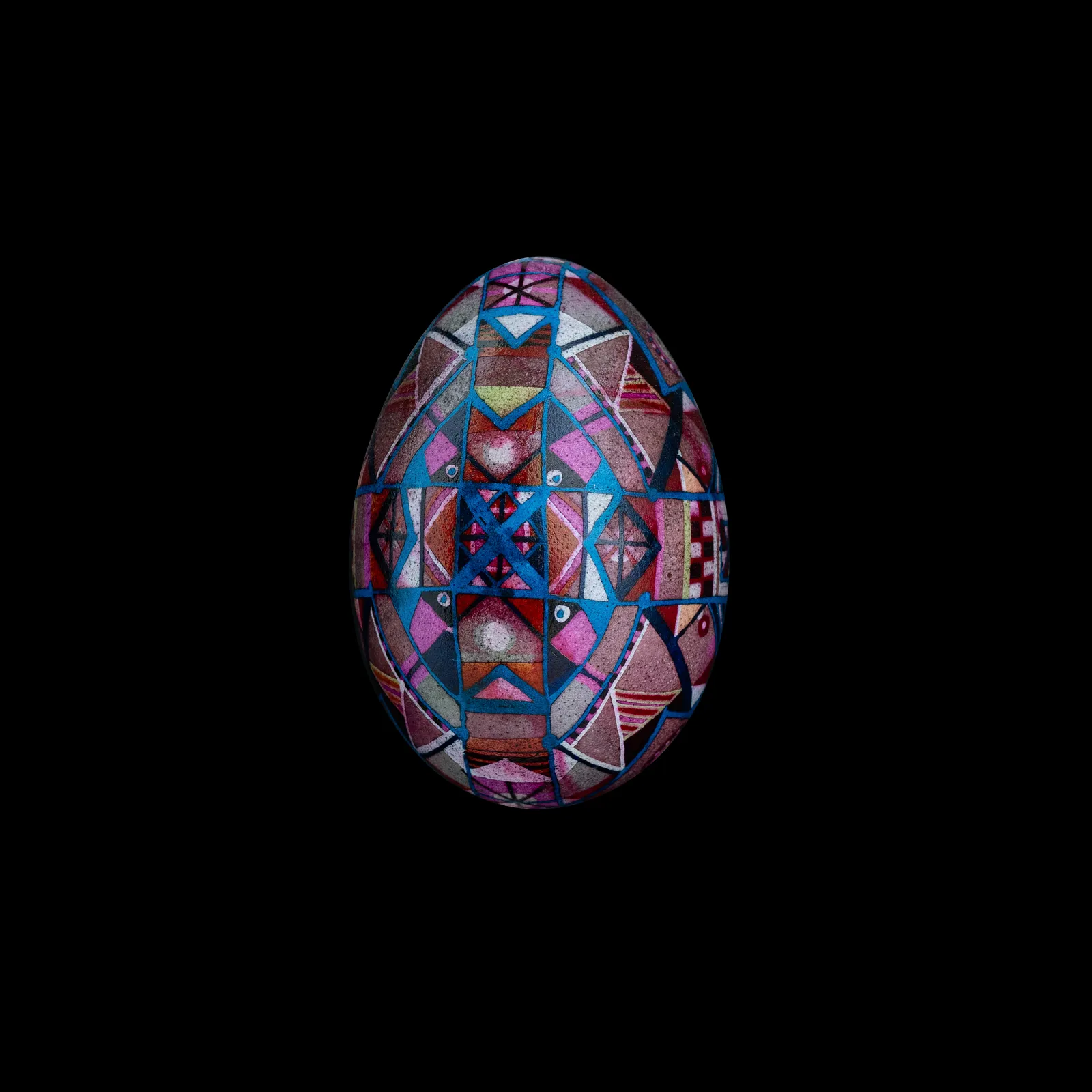 Image of геометрична 2023 by Синтез Традиції, Писанки medium, part of the геометричні орнаменти series Photo 1 of 2.