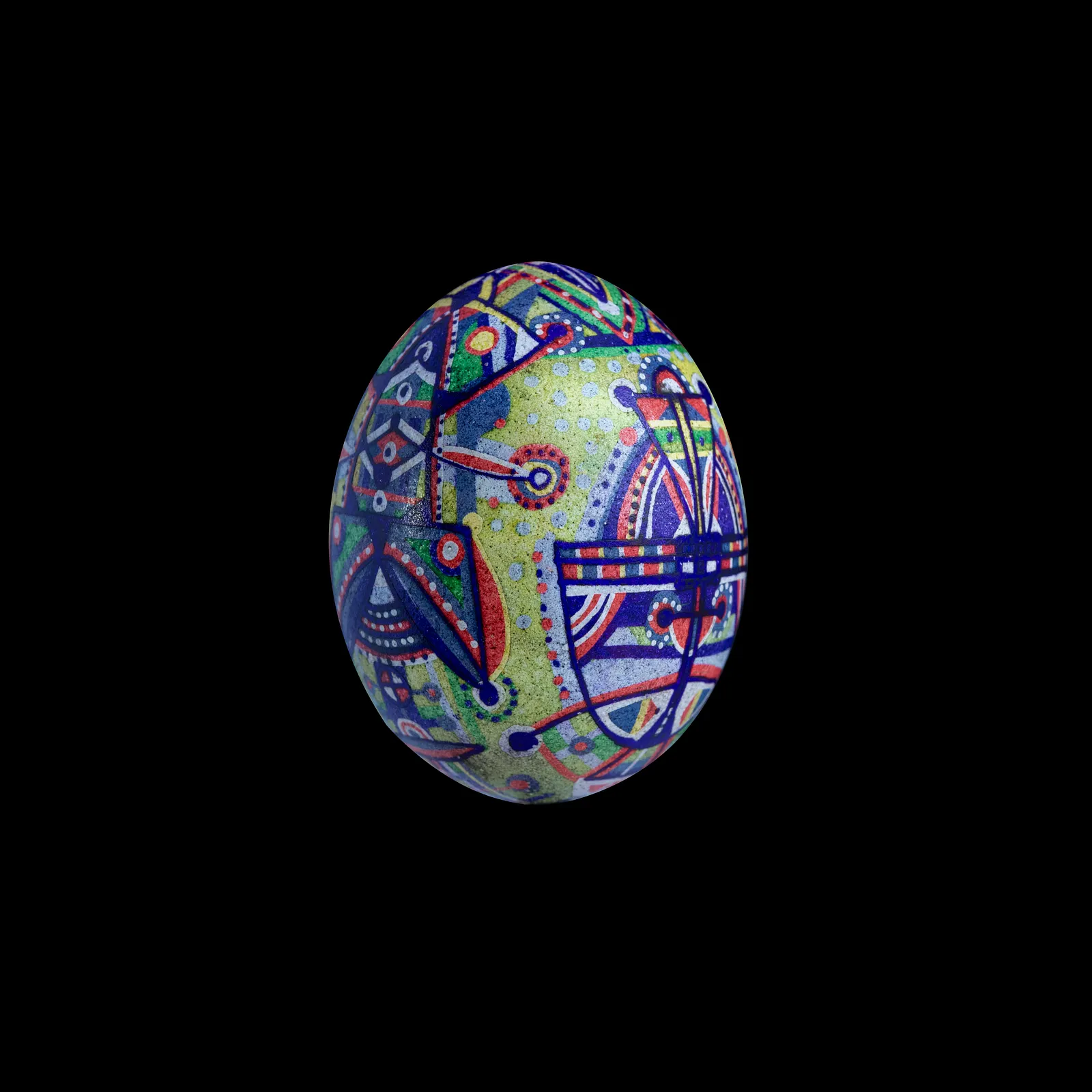 Image of геометрична 2023 by Синтез Традиції, Писанки medium, part of the геометричні орнаменти series Photo 2 of 2.