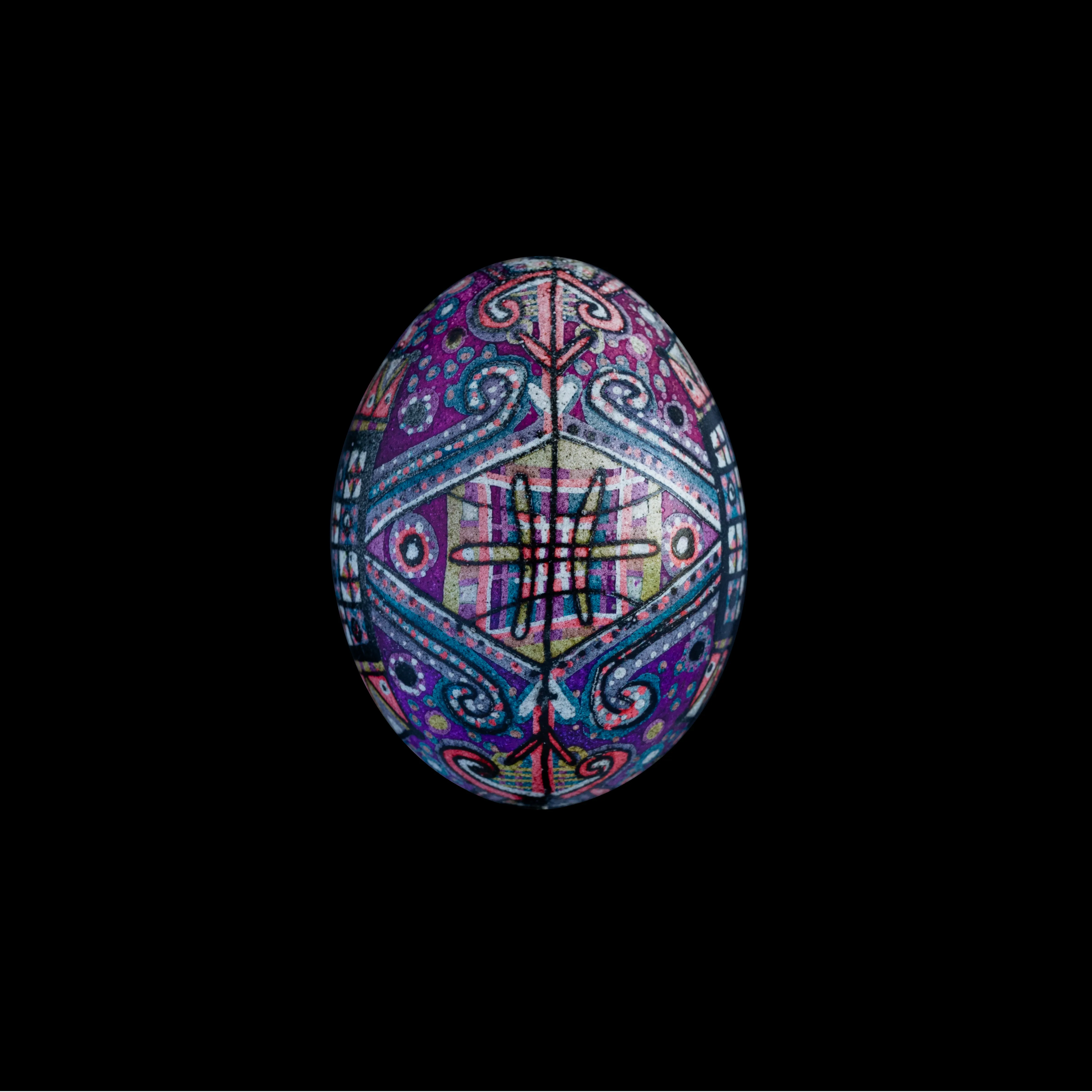 Зображення "геометрична 2024" від Синтез Традиції, медіум: Писанки, серія: геометричні орнаменти Фото 2 з 2.